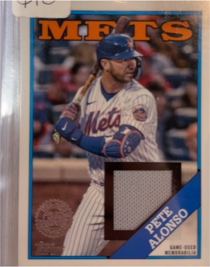 2023 Topps 35th Anniversary #88R-PA Pete Alonso Relic Card — front