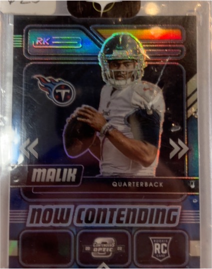 2022 Panini Contenders Optic Now Contending #NC-1 Malik Willis — front