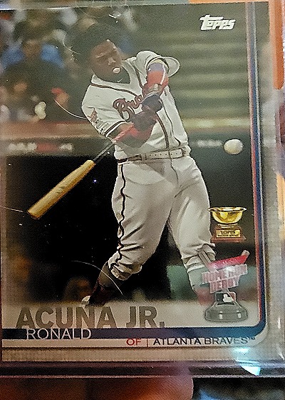 2019 Topps Update #US271 Ronald Acuna Jr. Home Run Derby — front