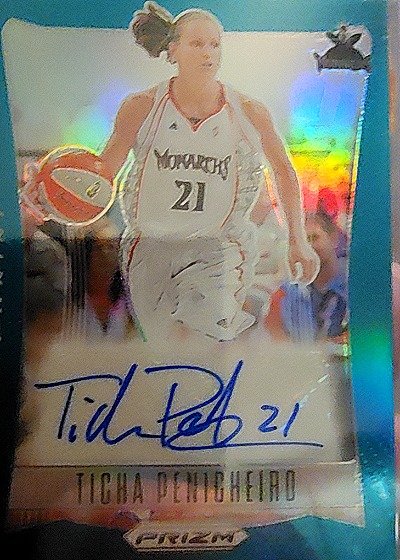 2024 Panini Prizm WNBA Throwback Signatures #16 Ticha Penicheiro — front