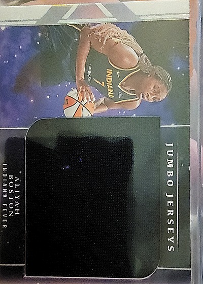 2024 Panini Origins WNBA Jumbo Jerseys #JJ-AE Aaliyah Edwards — front