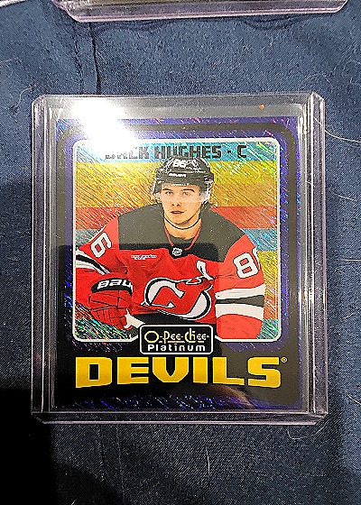 2024-25 O-Pee-Chee Platinum Retro #R8 Jack Hughes — front