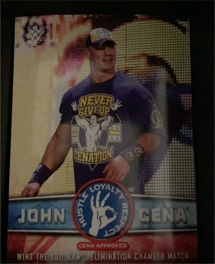 2017 Topps WWE Heritage John Cena Tribute Part 3 #23 — front