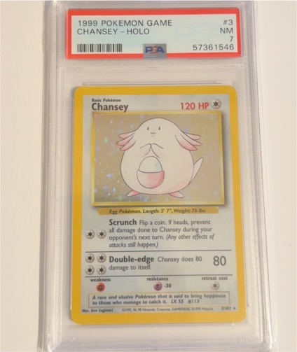1999 Pokémon #3 Chansey Holo — front