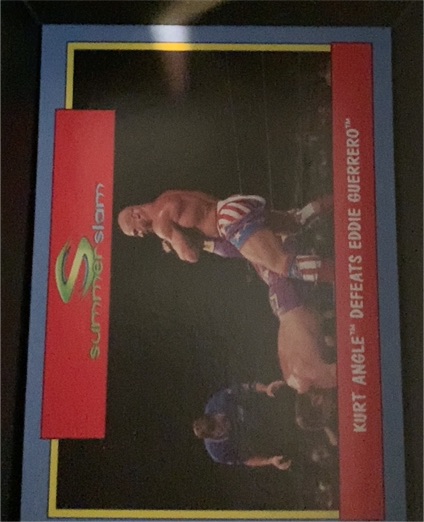 2017 Topps Heritage WWE 30 Years of SummerSlam #30 Kurt Angle Defeats Eddie Guerrero — front