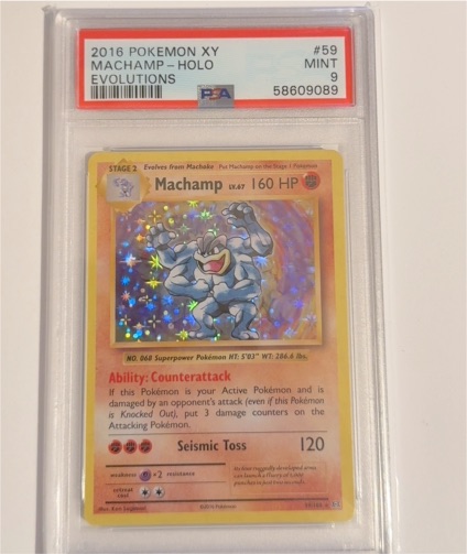 2016 Pokémon XY Evolutions #59 Machamp Holo — front