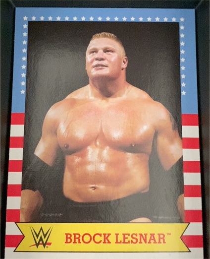2017 Topps Heritage WWE SummerSlam All-Stars #10 Brock Lesnar — front