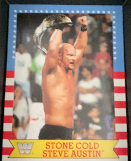 2017 Topps Heritage WWE SummerSlam All-Stars #20 Stone Cold Steve Austin — front