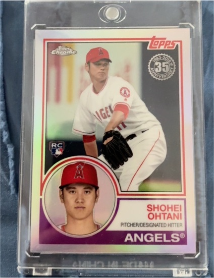 2018 Topps Chrome 1983 Topps Refractor #83T-6 Shohei Ohtani — front