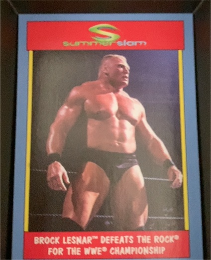 2017 Topps Heritage WWE 30 Years of SummerSlam #28 Brock Lesnar — front