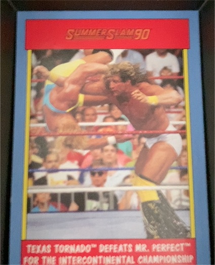 2017 Topps WWE Heritage Thirty Years of SummerSlam #4 Texas Tornado Defeats Mr. Perfect — front