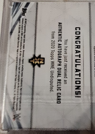 2020 Topps WWE Undisputed #DRAJD Jailir Diaz — back