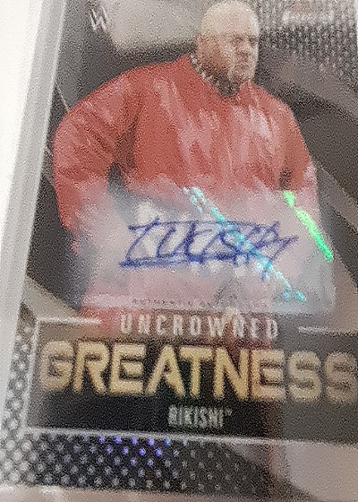 2021 Topps Finest WWE #UG-15 Brock Lesnar — front