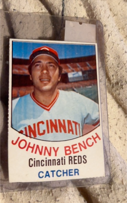 1977 Hostess #6 Johnny Bench — front