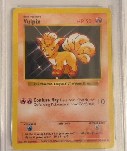 1999 Pokémon #68 Vulpix — front