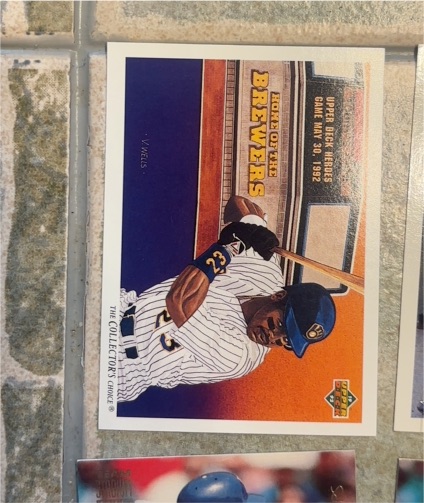 1992 Upper Deck #97 Greg Vaughn — front