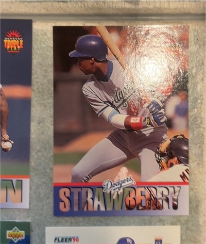 1994 Donruss Triple Play #89 Darryl Strawberry — front