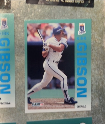 1992 Fleer #157 Kirk Gibson — front