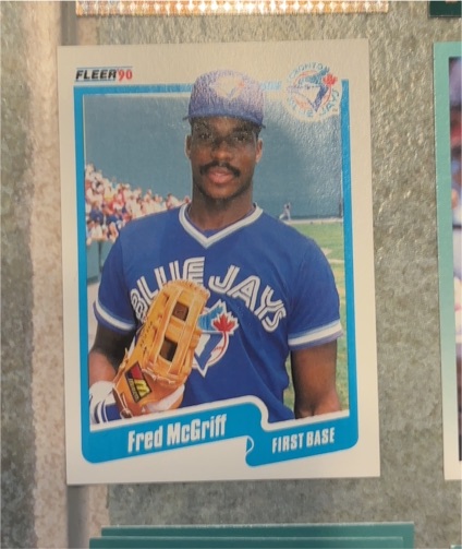 1990 Fleer #89 Fred McGriff — front