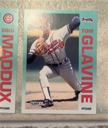 1992 Fleer #358 Tom Glavine — front