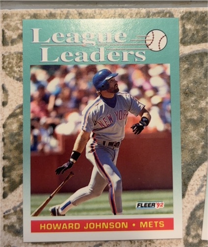 1992 Fleer #689 Howard Johnson — front