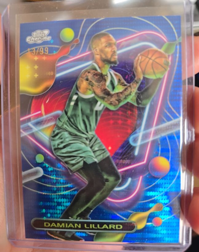 2023-24 Topps Cosmic Chrome #6 Damian Lillard — front
