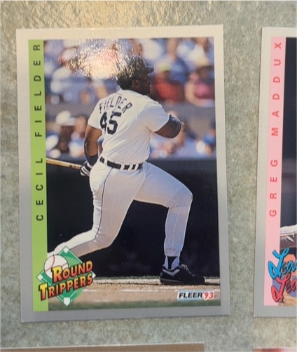 1993 Fleer #711 Cecil Fielder — front