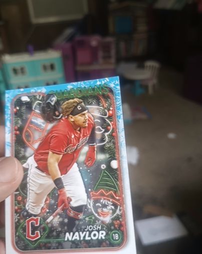 2024 Topps Holiday #H120 Josh Naylor — front