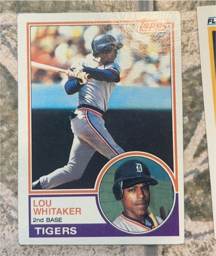 1983 Topps #509 Lou Whitaker — front