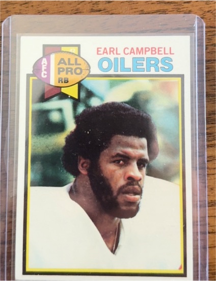 1979 Topps #390 Earl Campbell Rookie Card — front