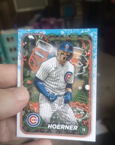 2024 Topps Holiday #H123 Nico Hoerner — front