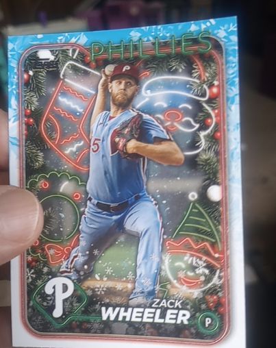 2024 Topps Holiday #H6 Zack Wheeler — front