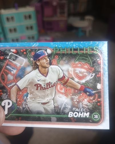 2024 Topps Holiday #H128 Alec Bohm — front