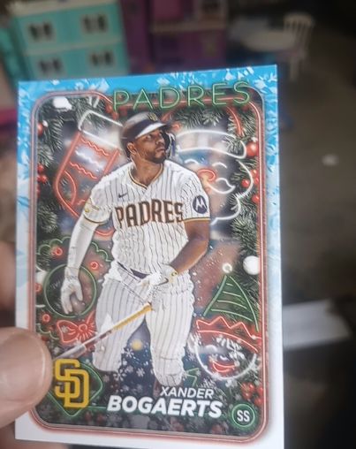 2024 Topps Holiday #H80 Xander Bogaerts — front