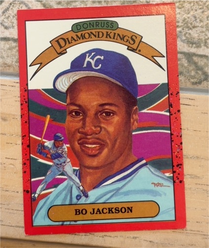1990 Donruss Diamond Kings #1 Bo Jackson — front