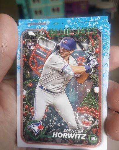 2024 Topps Holiday #H76 Spencer Horwitz — front