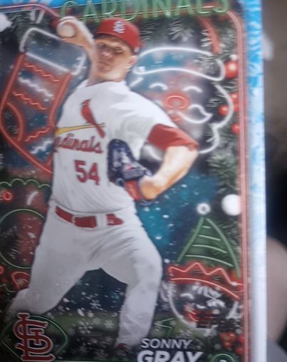 2024 Topps Holiday #H74 Sonny Gray — front