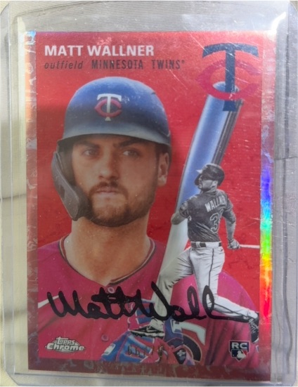 2023 Topps Chrome Platinum Anniversary #111 Matt Wallner Rookie Minnesota Twins — front