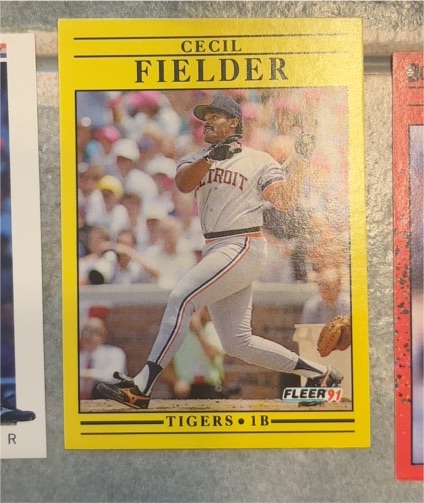 1991 Fleer #335 Cecil Fielder — front