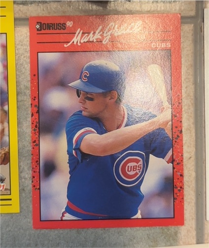 1990 Donruss #577 Mark Grace — front