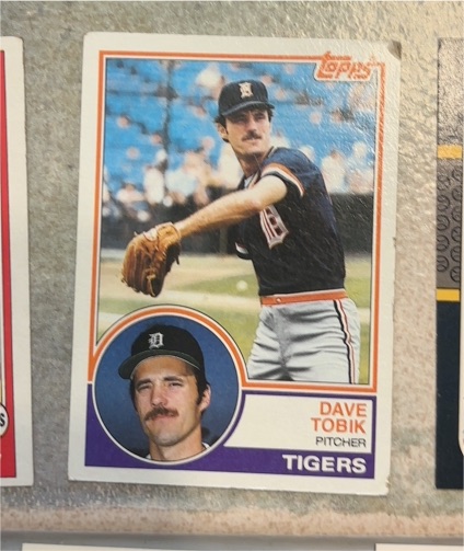 1983 Topps #691 Dave Tobik — front