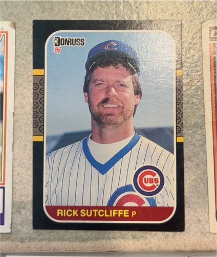 1987 Donruss #68 Rick Sutcliffe — front