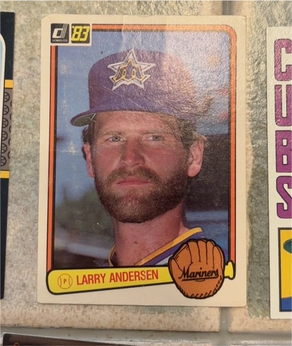 1983 Donruss #181 Larry Andersen Seattle Mariners — front