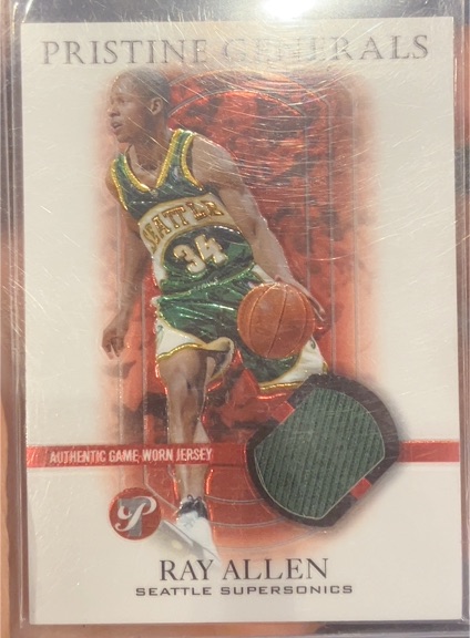 2003 Topps Pristine Generals #S33&S42E255 Ray Allen — front