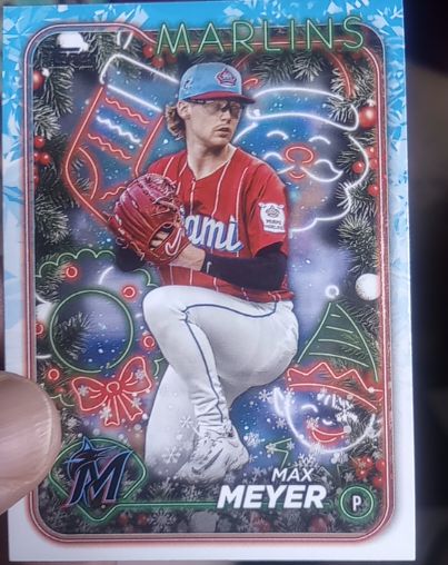 2024 Topps Holiday #H106 Max Meyer — front