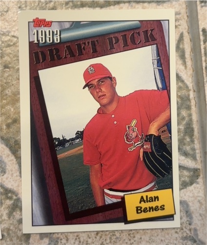 1994 Topps #202 Alan Benes — front
