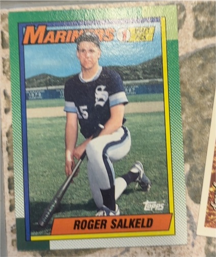 1990 Topps #44 Roger Salkeld — front