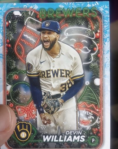 2024 Topps Holiday #H129 Devin Williams — front