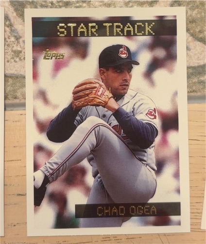 1995 Topps Star Track #47 Chad Ogea — front