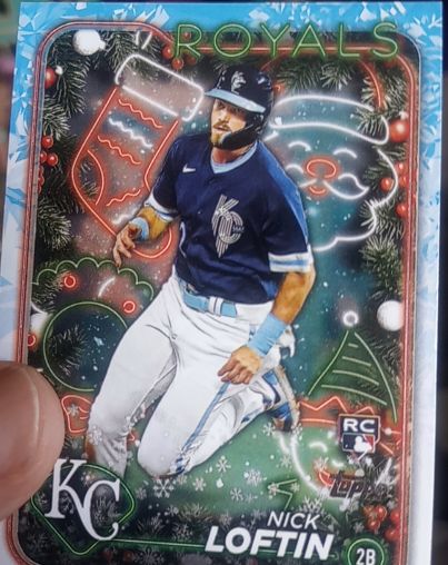 2024 Topps Holiday #H30 Nick Loftin — front
